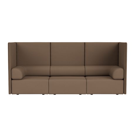 Palo Block 3-seater Sofa High Back with Armrests, Autumn 361