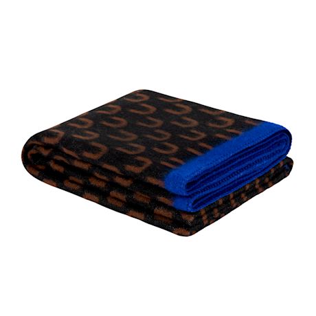 Arch Throw, Black / Brown / Blue