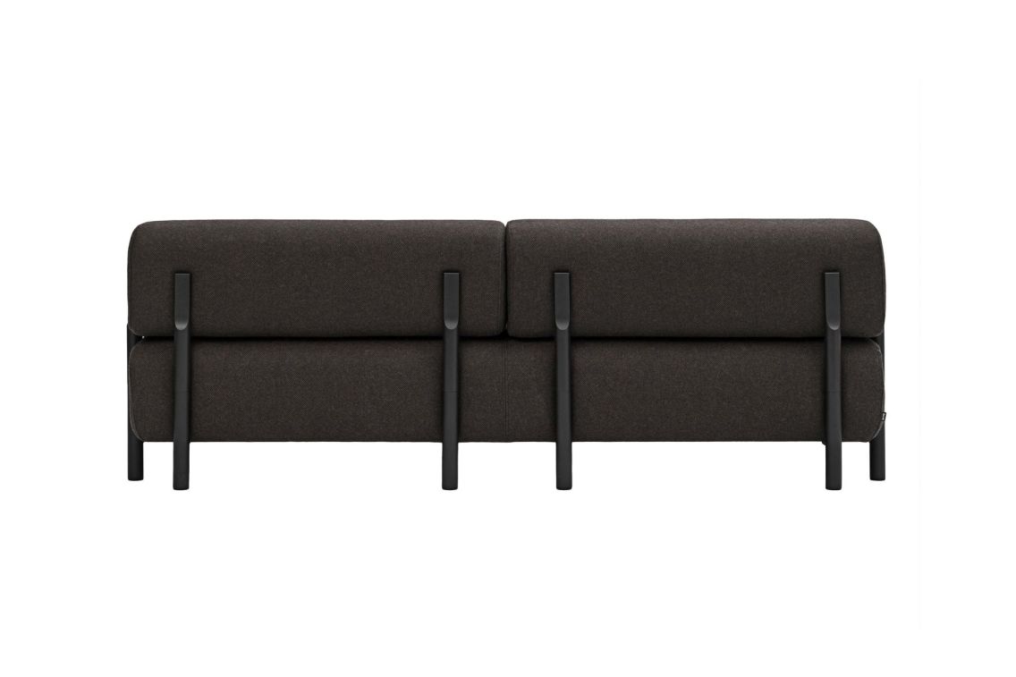 Palo 2-seater Sofa with Armrests, Brown-Black, Art. no. 20011 (image 2)