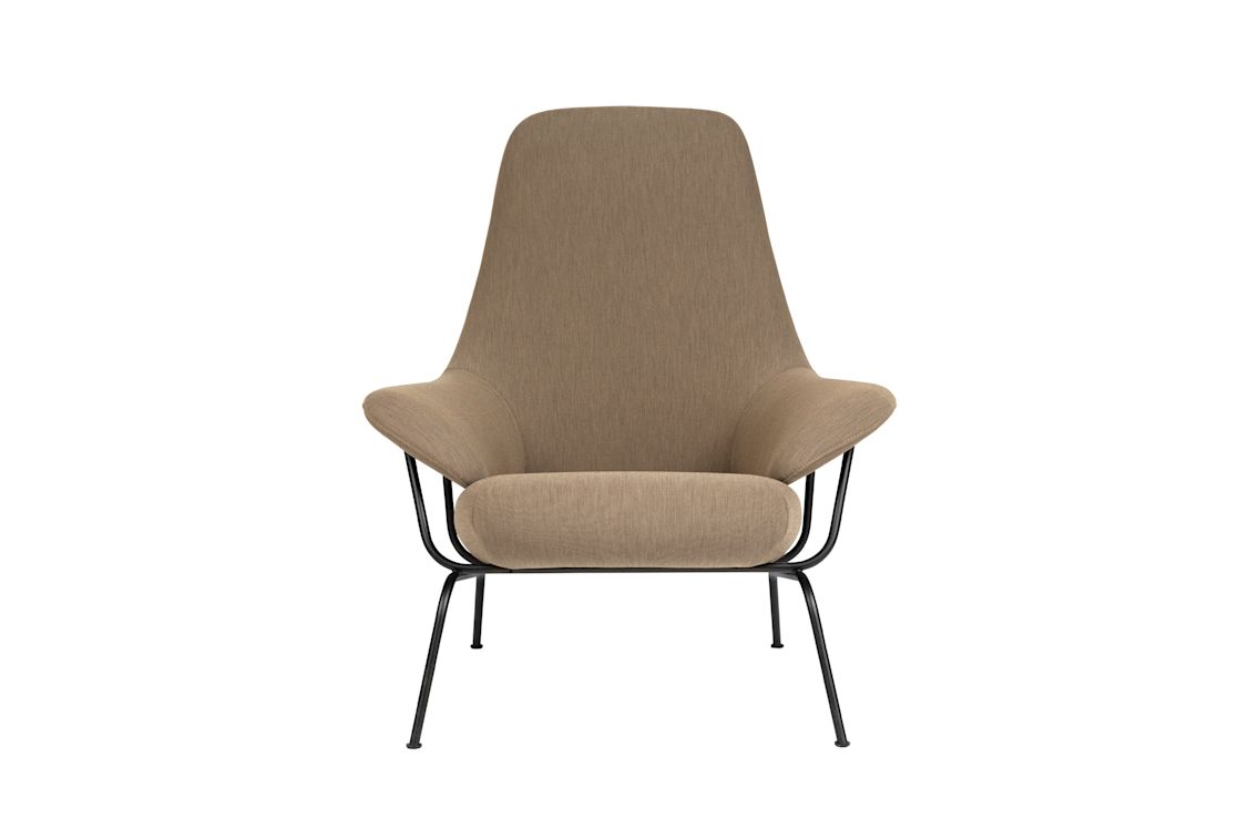 Hai Lounge Chair + Ottoman, Licorice, Art. no. 20097 (image 2)