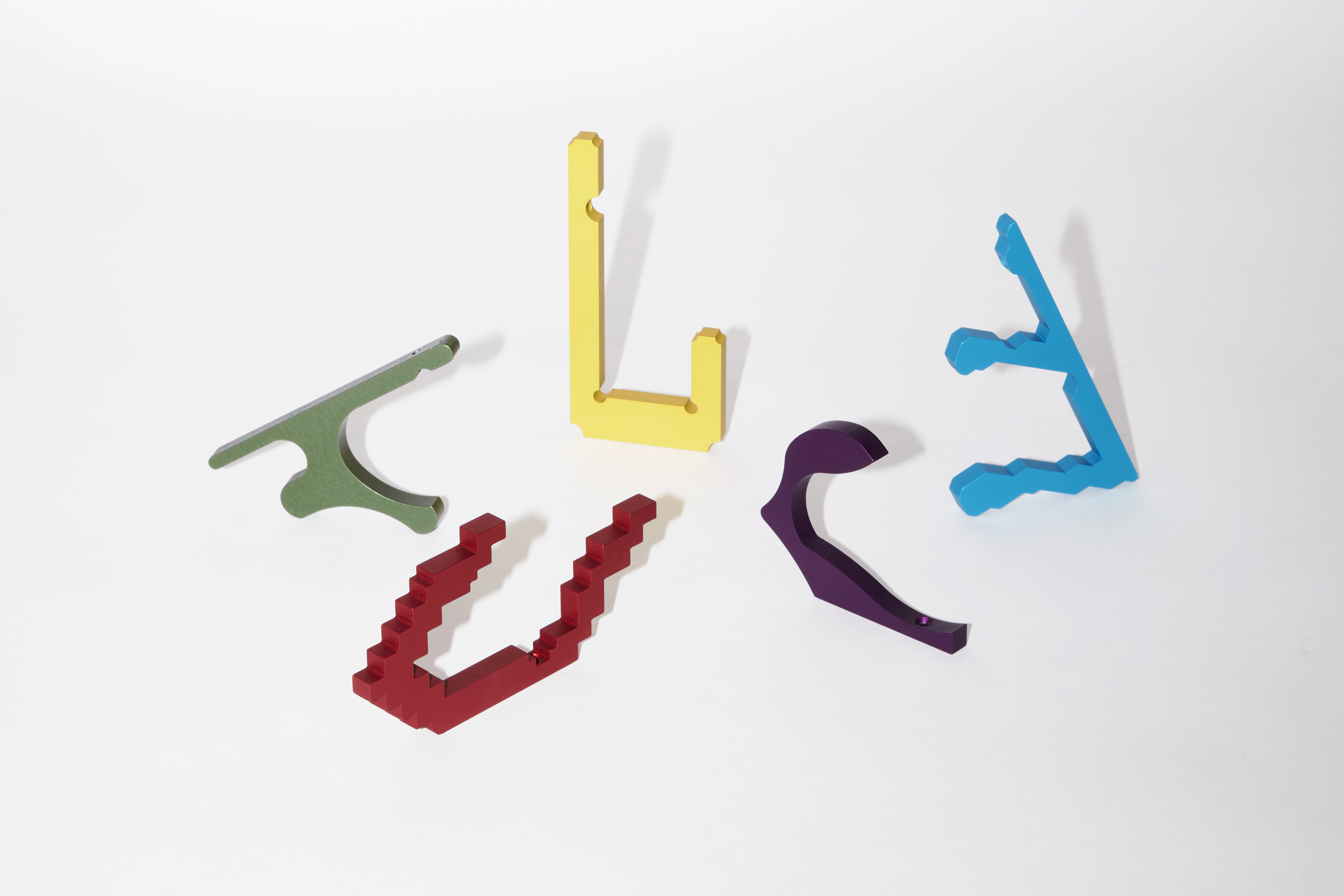 Hooked Set of 5 Hooks, Multi, Art. no. 70025 (image 1)