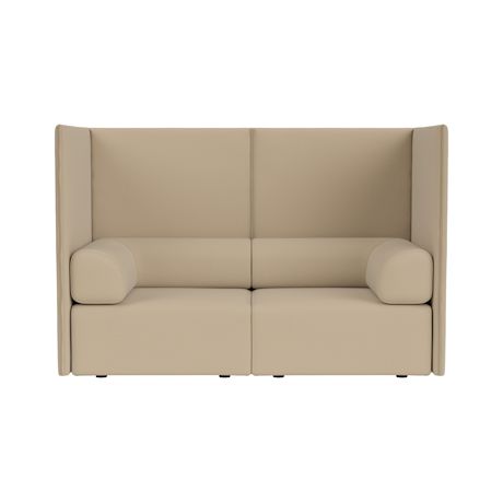 Palo Block 2-seater Sofa High Back with Armrests, Autumn 221