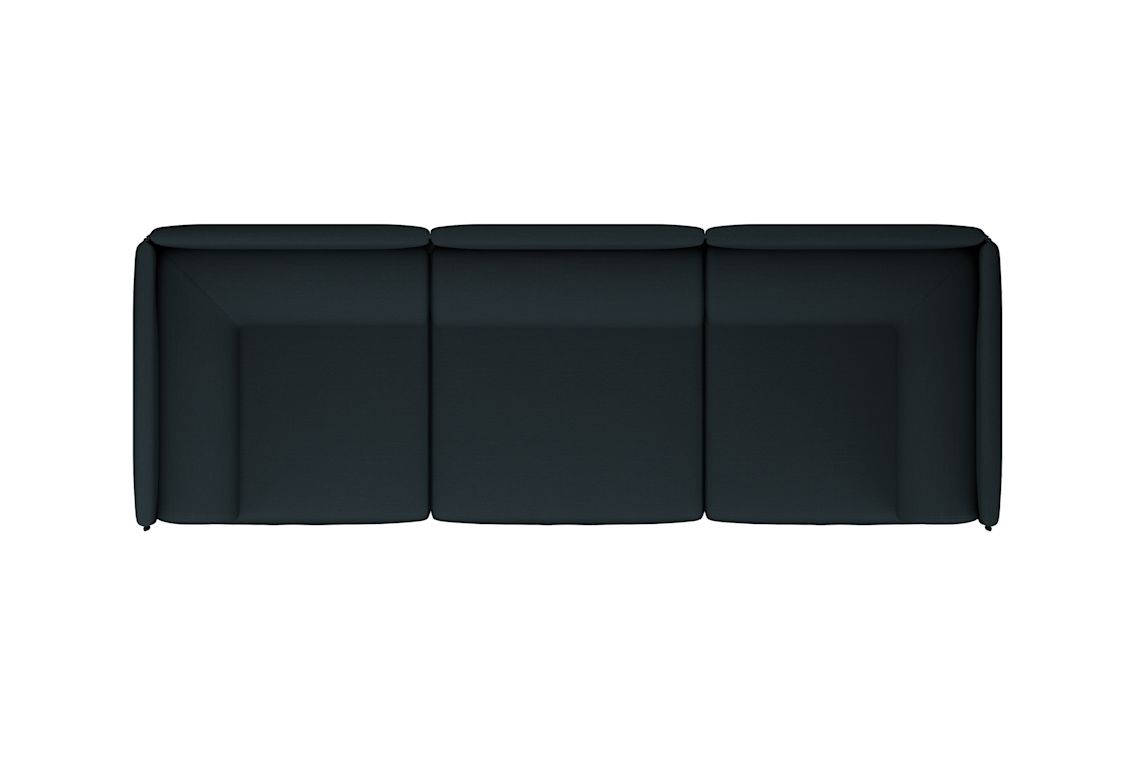 Palo Block 3-seater Sofa Medium Back with Armrests, Pine, Art. no. 31413 (image 3)