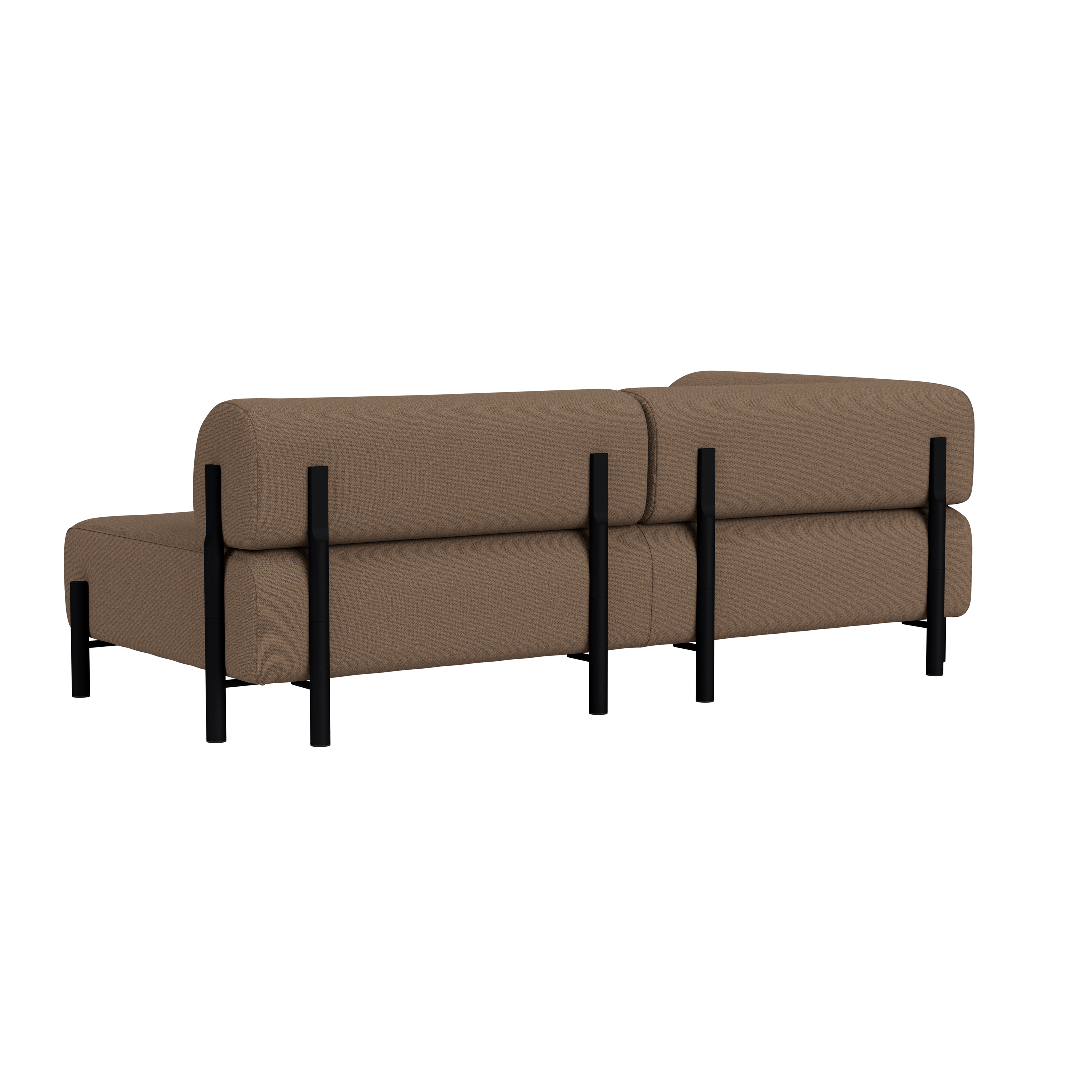 Palo 2-seater Sofa Chaise Left, Autumn 361/Black 