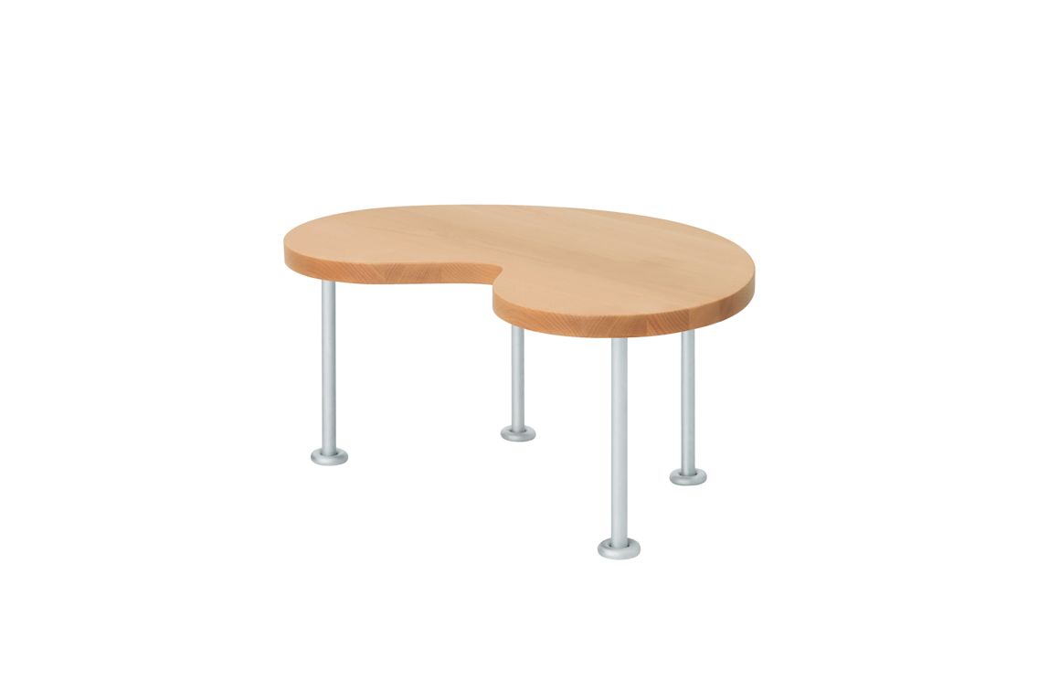 Worm Coffee Table Small, Beech/Steel, Art. no. 31386 (image 1)