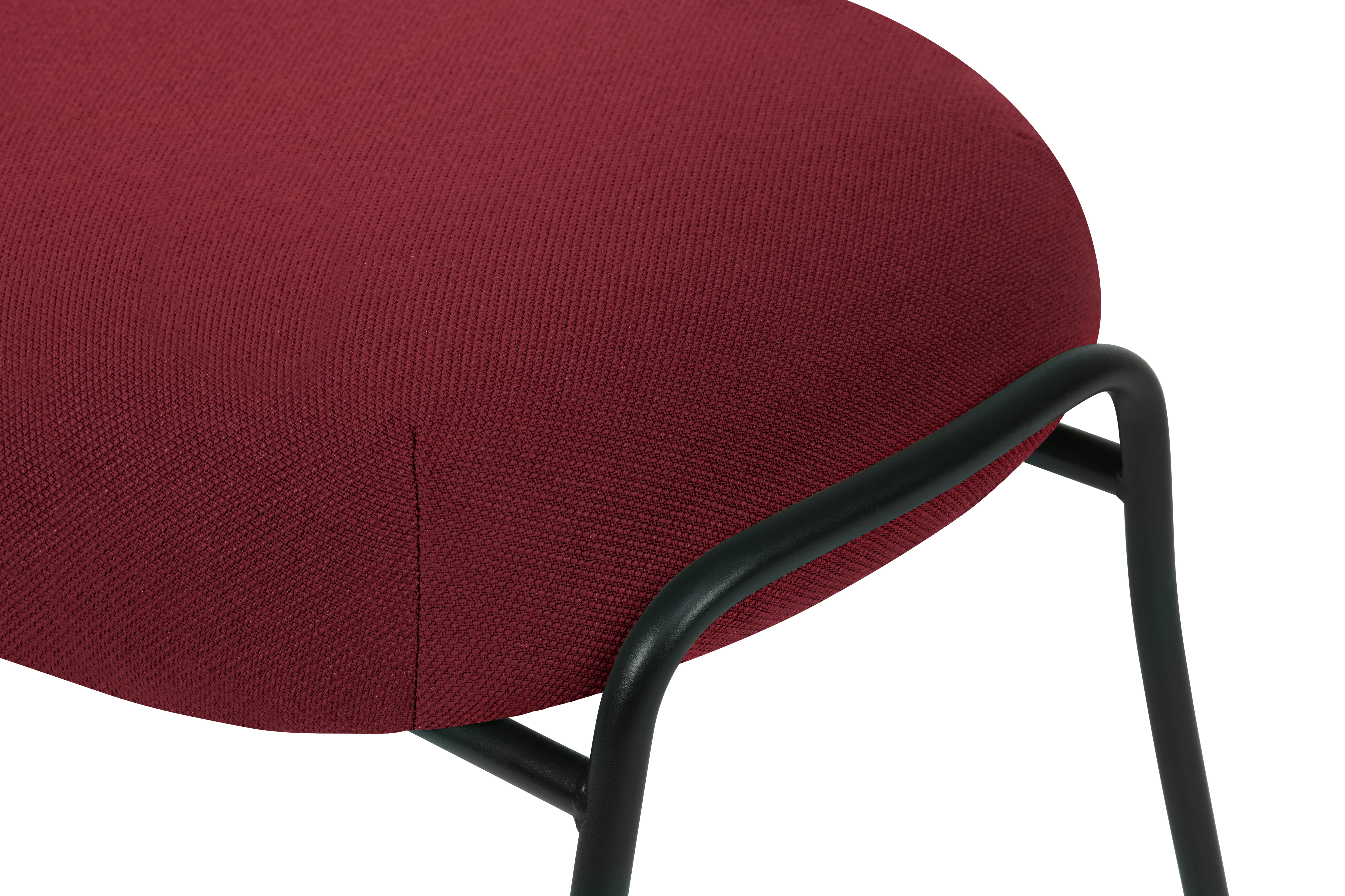 Burgundy accent chair with ottoman hot sale