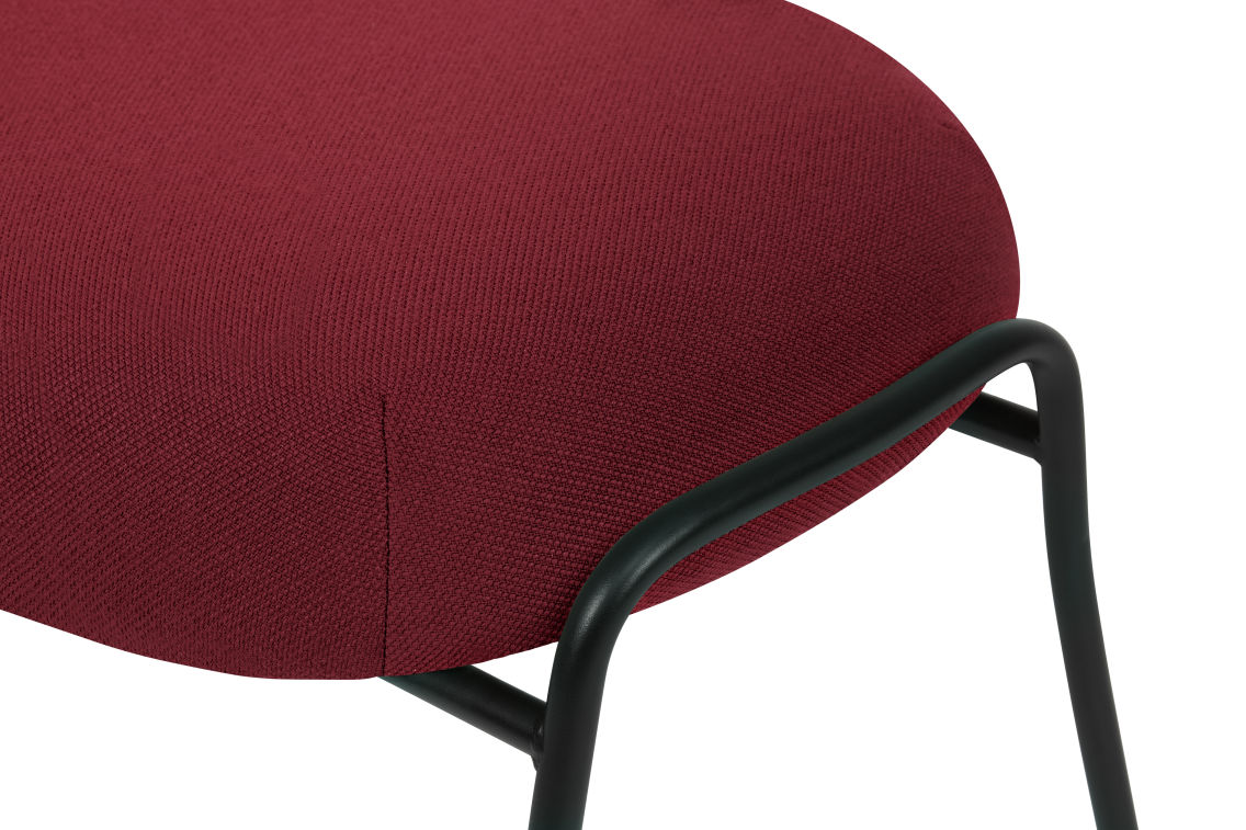 Hai Lounge Chair + Ottoman, Burgundy, Art. no. 31290 (image 3)