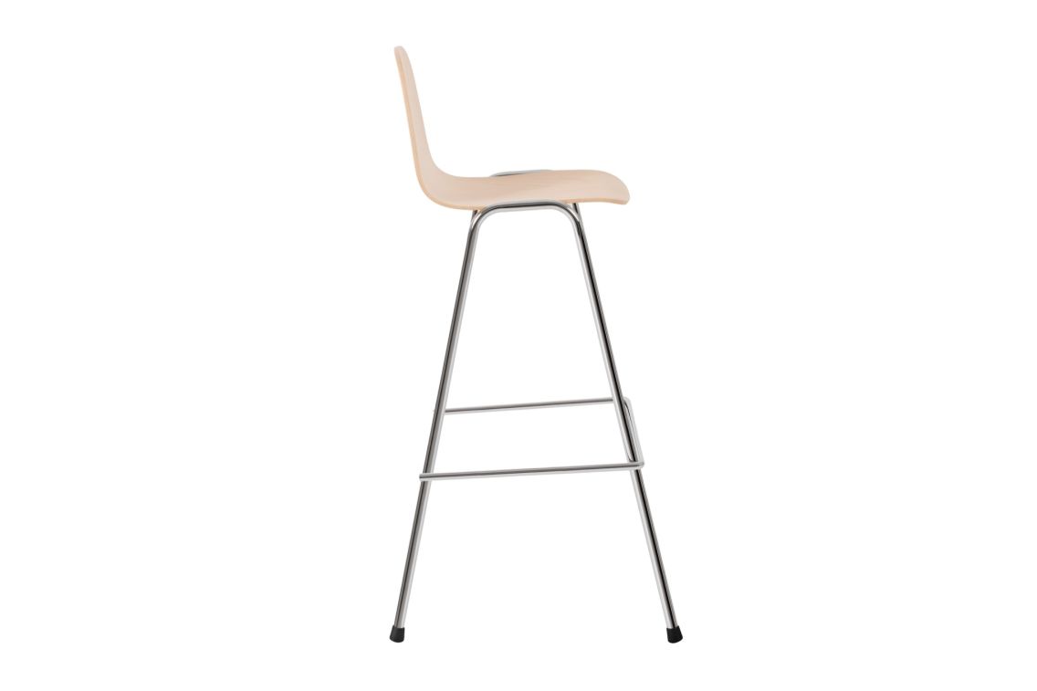 Touchwood Bar Chair, Beech / Chrome, Art. no. 20164 (image 3)