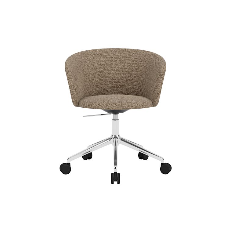 Kendo Swivel Chair 5-star Castors, Storr 3405/Polished (UK), Art. no. 31803 (image 2)