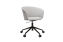 Kendo Swivel Chair 5-star Castors, Porcelain / Black, Art. no. 20210 (image 1)