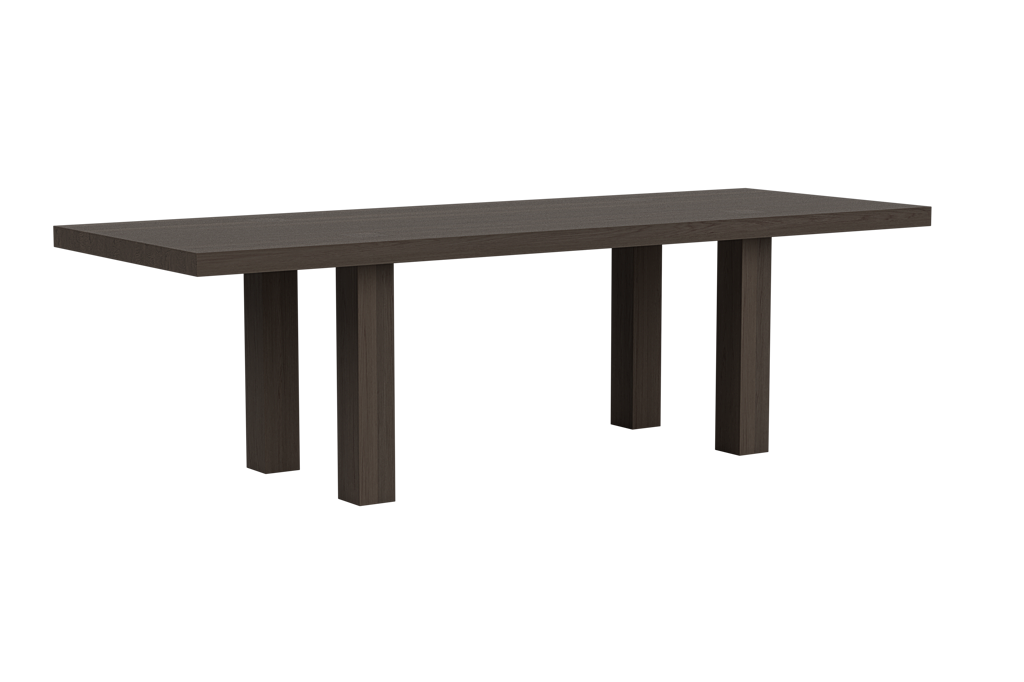 Max Table 250 cm / 98.4 in, Black Stained Ash, Art. no. 31710 (image 1)