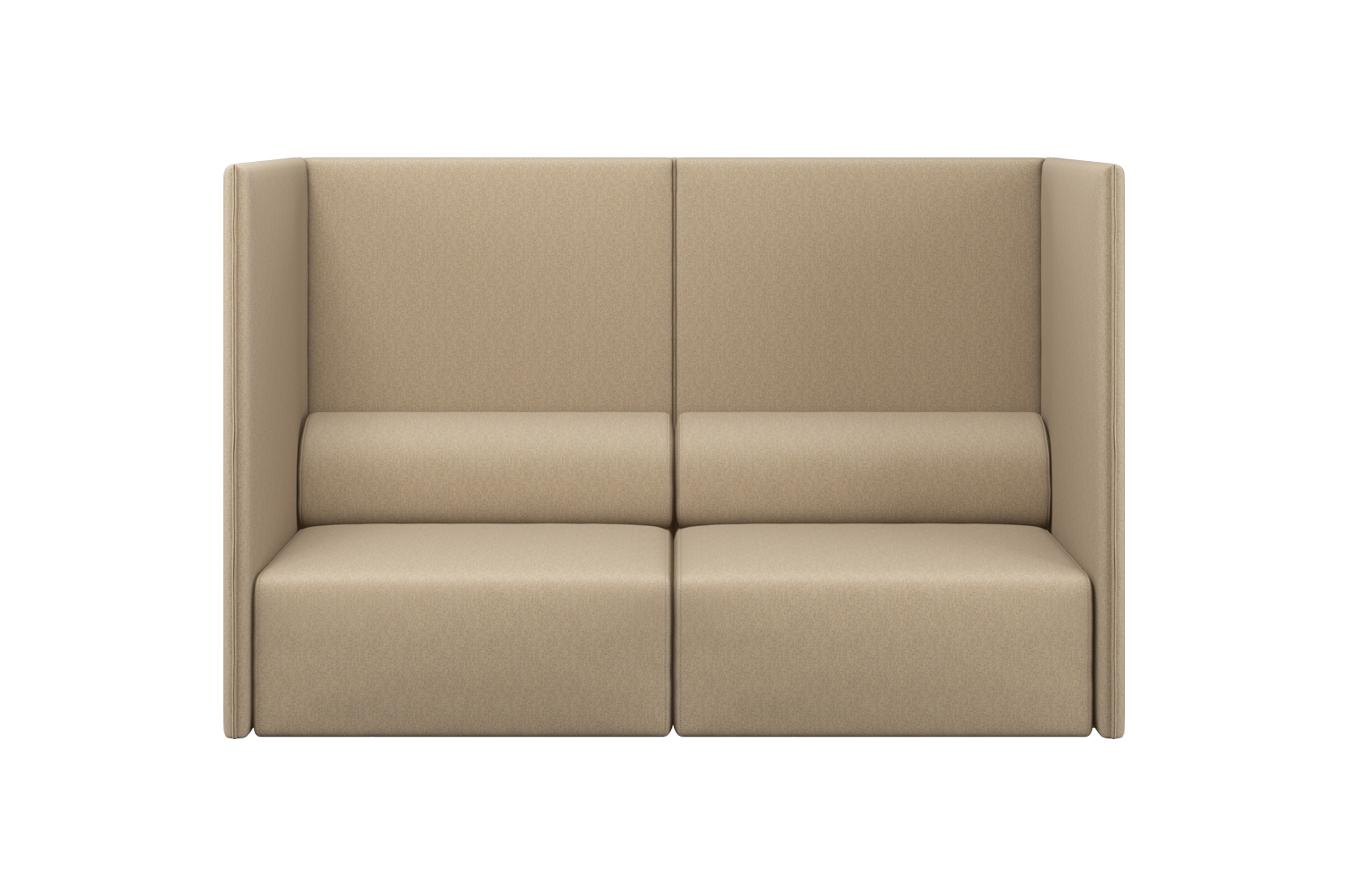 Palo Block 2-seater Sofa High Back, Beige, Art. no. 31390 (image 1)