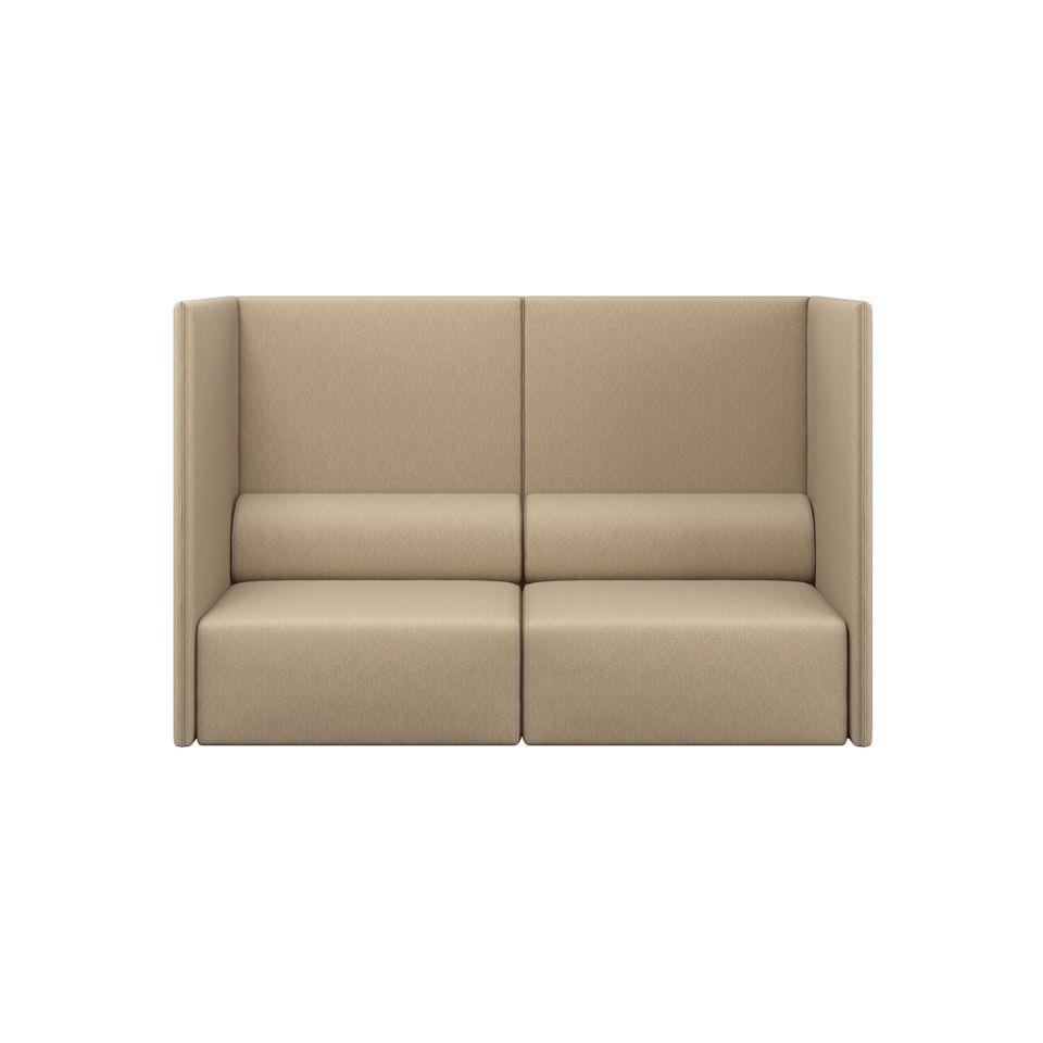 Palo Block 2-seater Sofa High Back by Hem