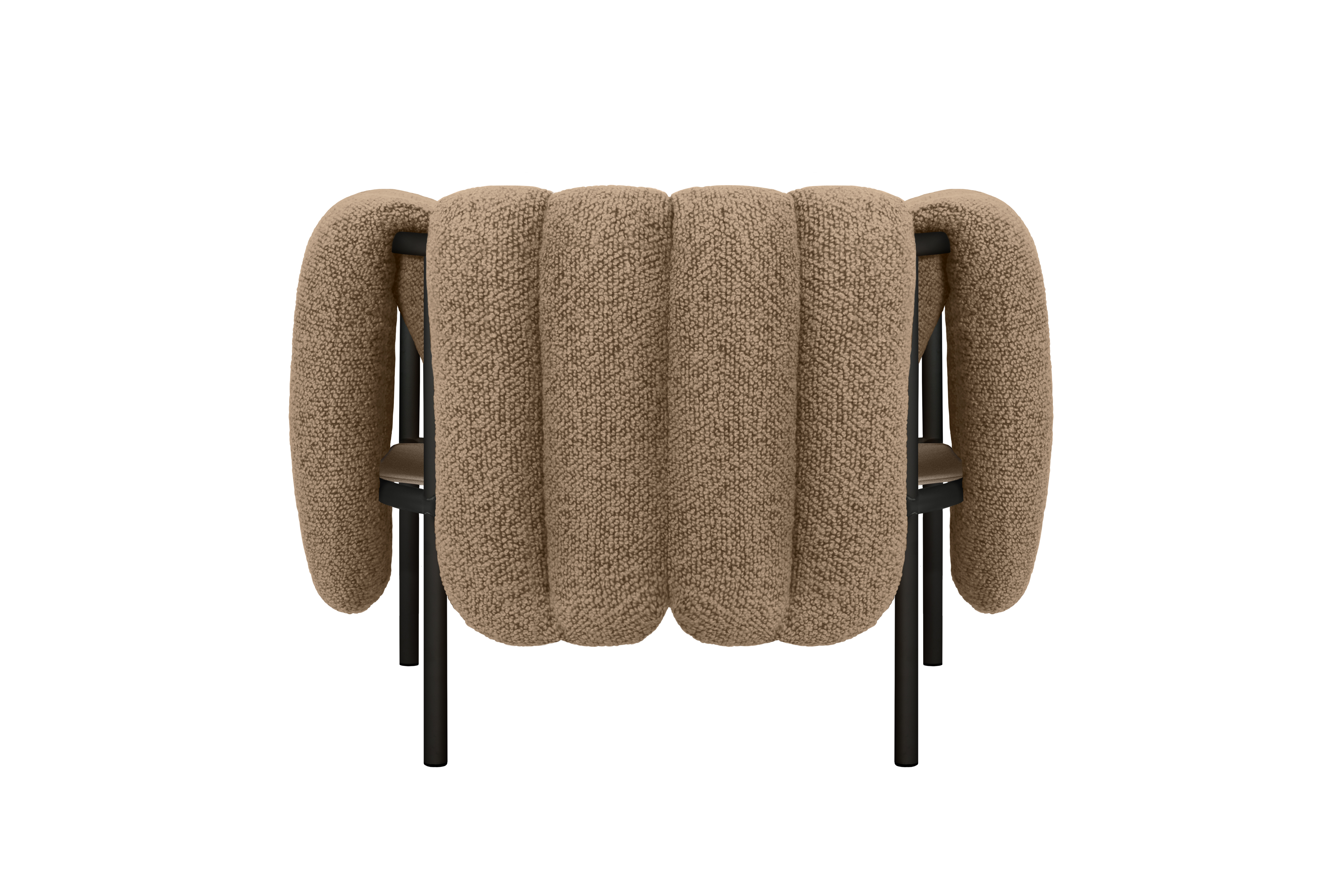 Puffy Lounge Chair, Sawdust / Black Grey, Art. no. 20299 (image 4)