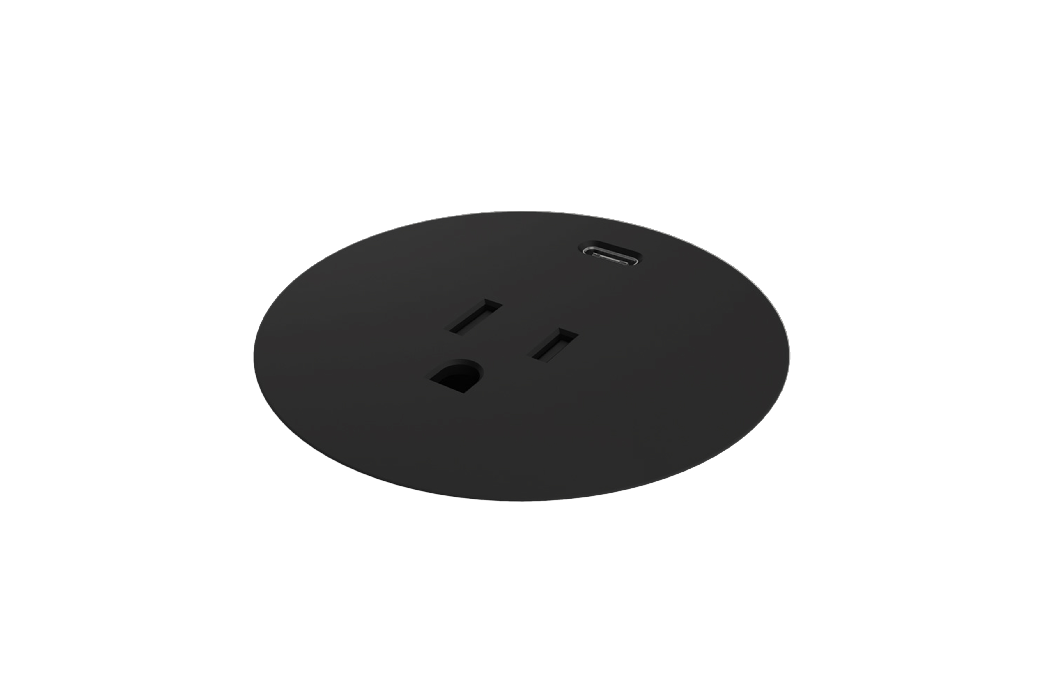 Palo Block Power outlet USB-C US, Black, Art. no. 31354 (image 1)