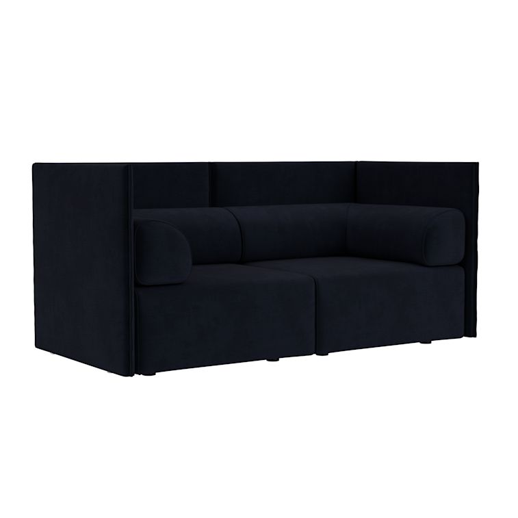 Palo Block 2-seater Sofa Medium Back with Armrests, Velluto Coex VL30 (UK), Art. no. 31942 (image 1)