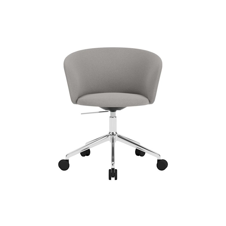 Kendo Swivel Chair 5-star Castors, Cura 60112/Polished, Art. no. 31974 (image 2)