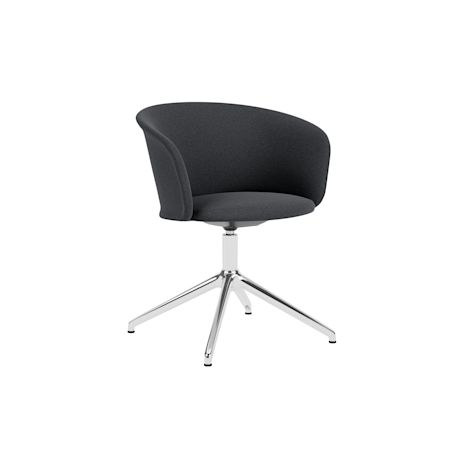 Kendo Swivel Chair 4-star Return, Storr 3405/Polished (UK)