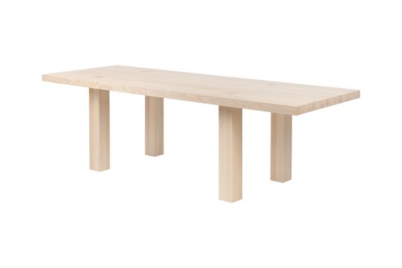 Bench 250 Max Table + Benches 250 cm / 98.4 in, Ash — Hem