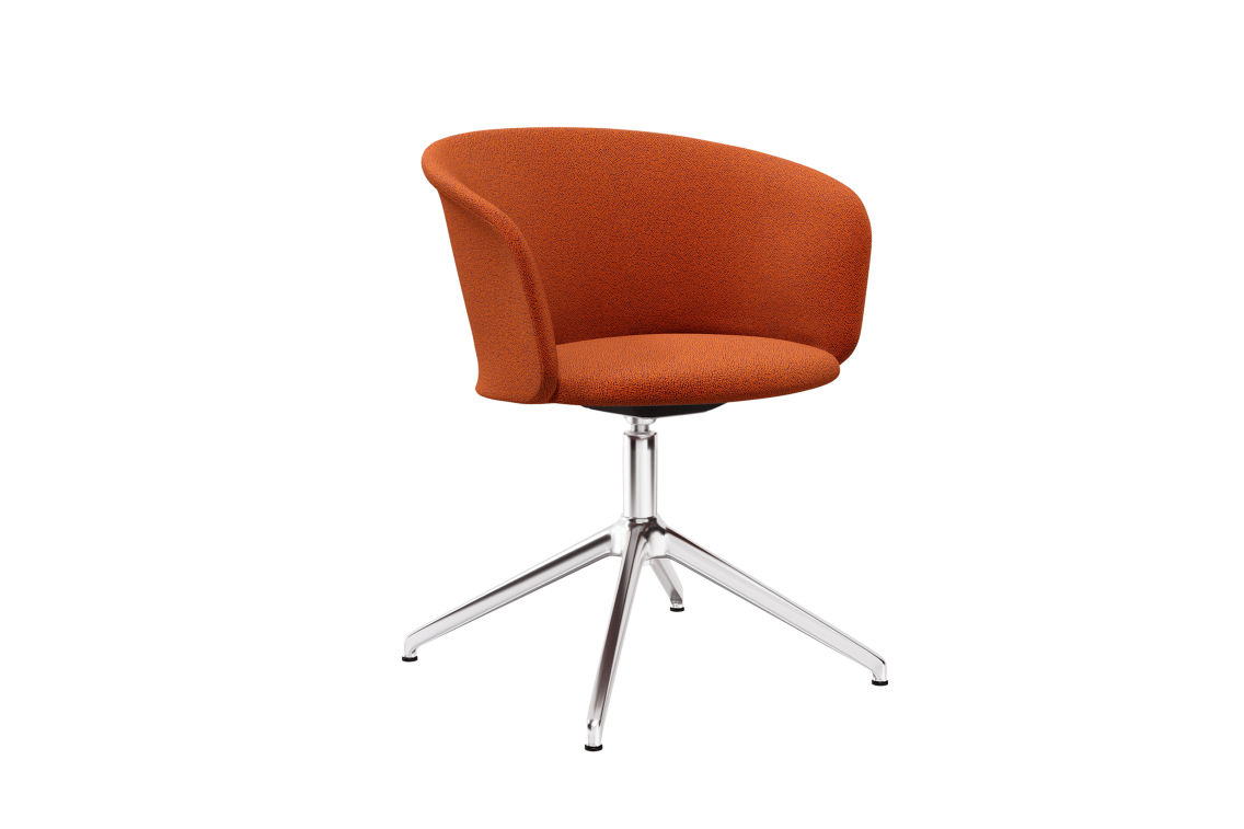 Kendo Swivel Chair 4-star Return, Canyon / Polished (UK), Art. no. 20509 (image 1)