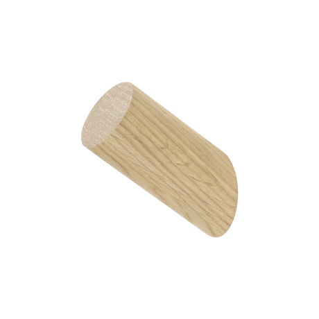 Peg Hook, Varnished Oak (Natural)