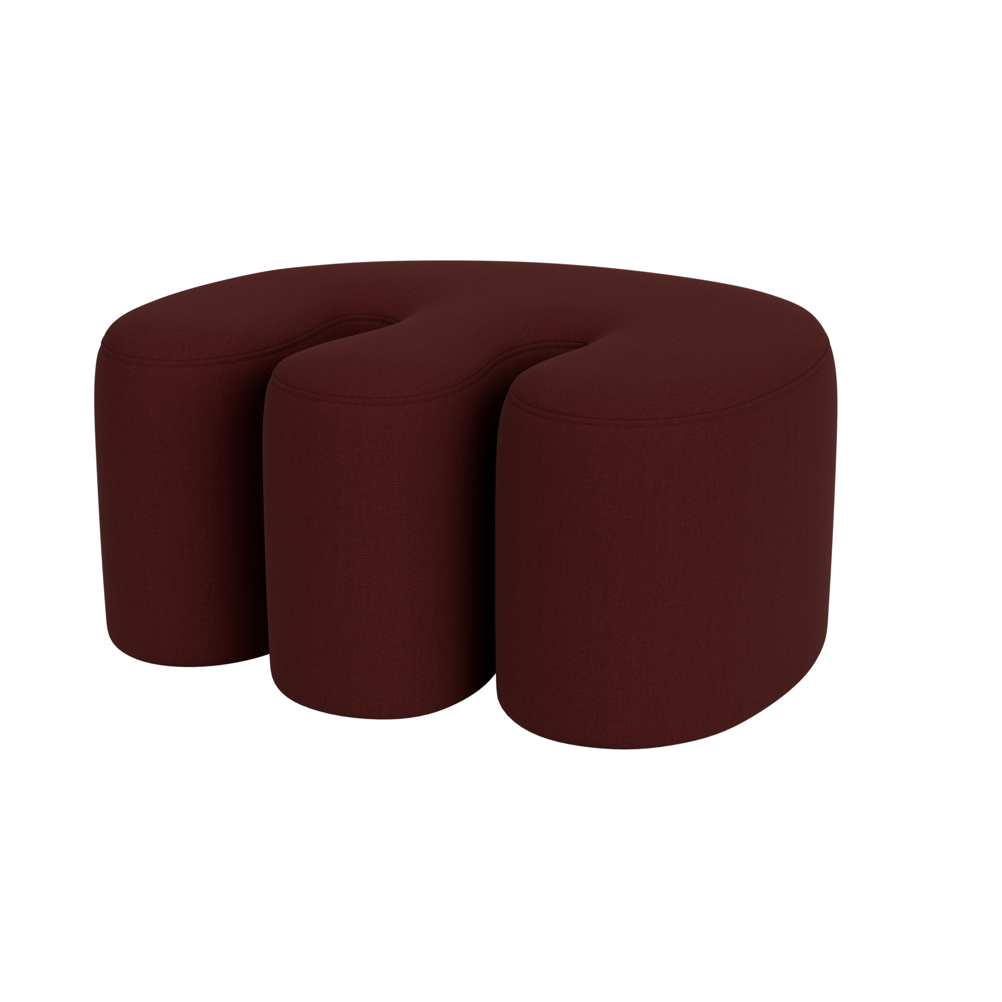 Palma Pouf Medium, Steelcut 3 0655 (UK)