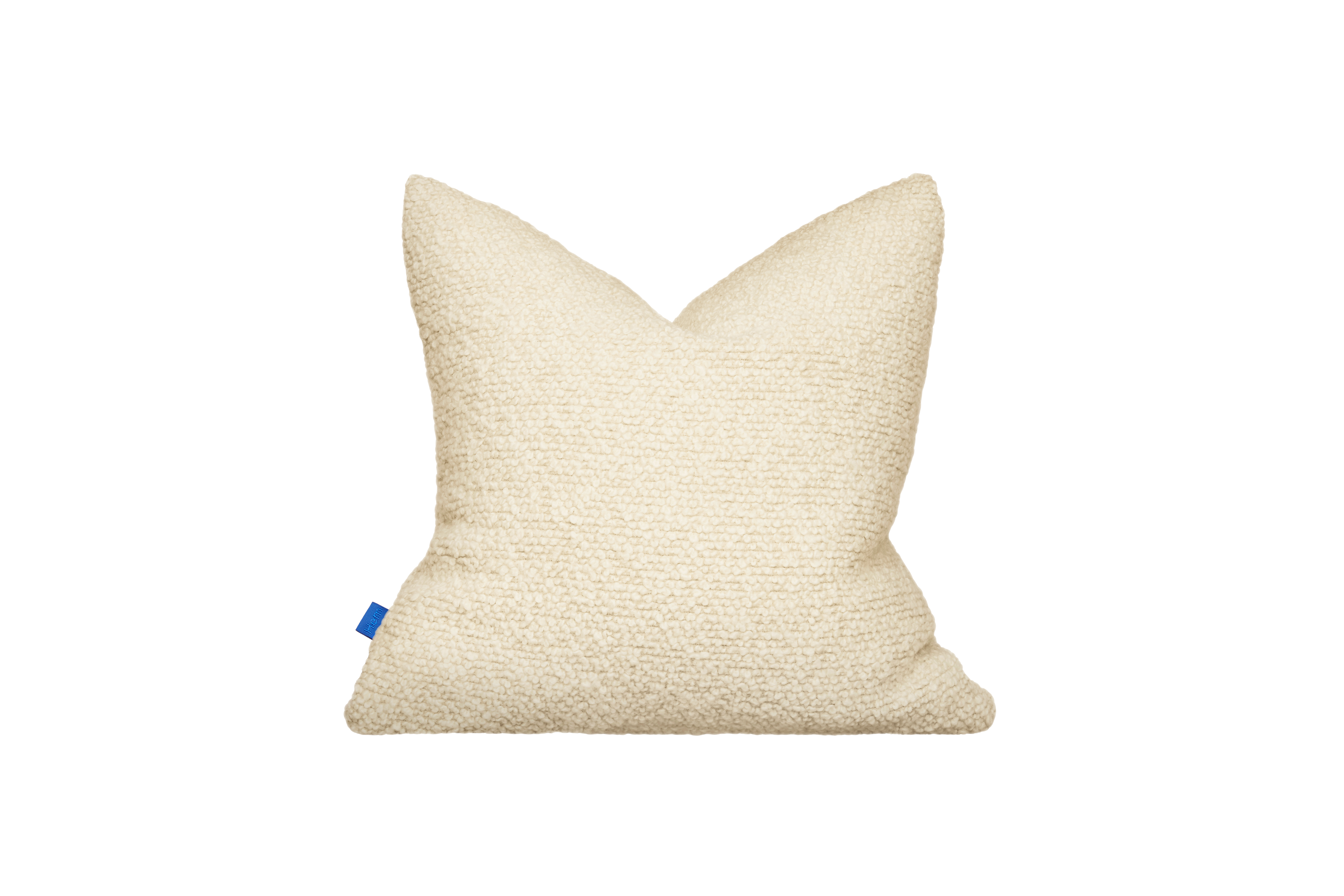 Chunky Bouclé Cushion Medium, Eggshell — Hem