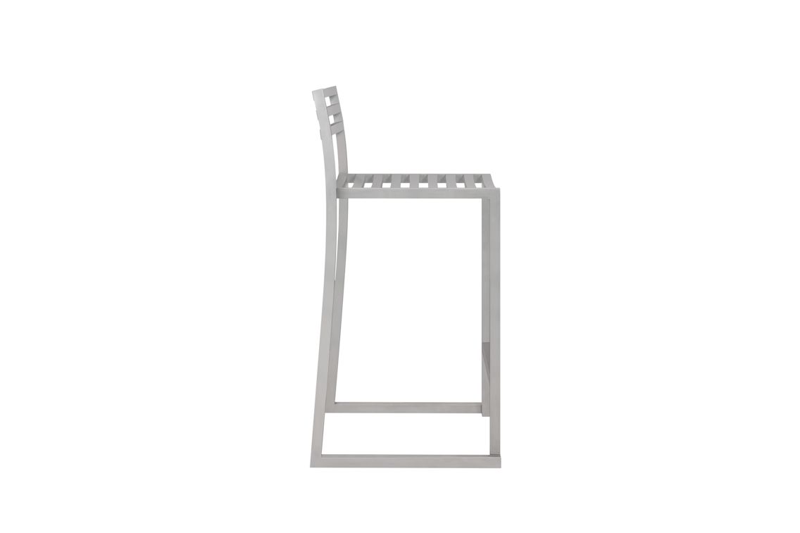 Chop Counter Chair, Sandblasted Stainless Steel, Art. no. 31310 (image 2)