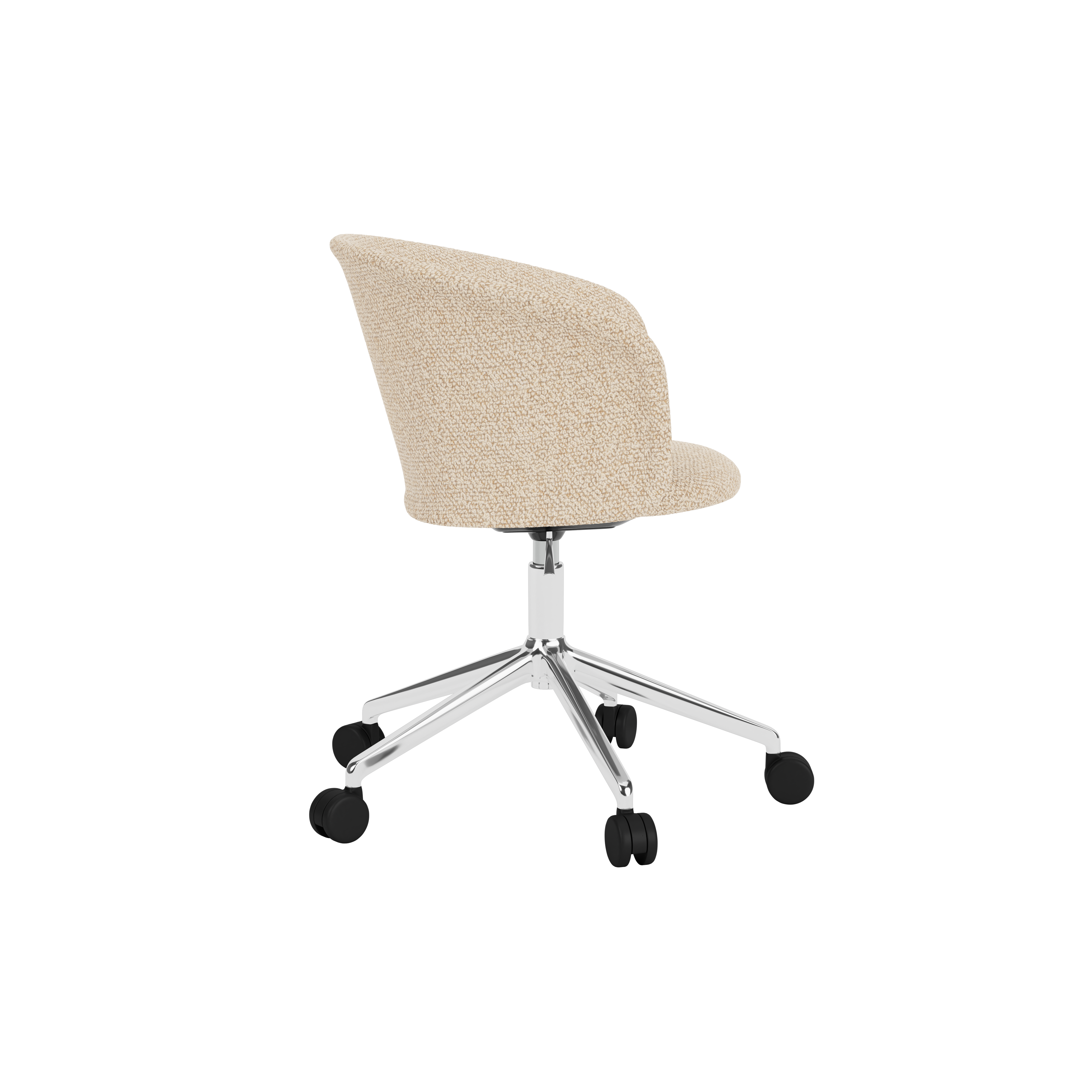 Kendo Swivel Chair 5-star Castors, Storr 1501/Polished, Art. no. 31788 (image 4)
