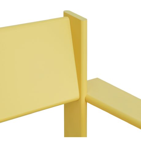 Bullnose Lounge Chair, Yellow