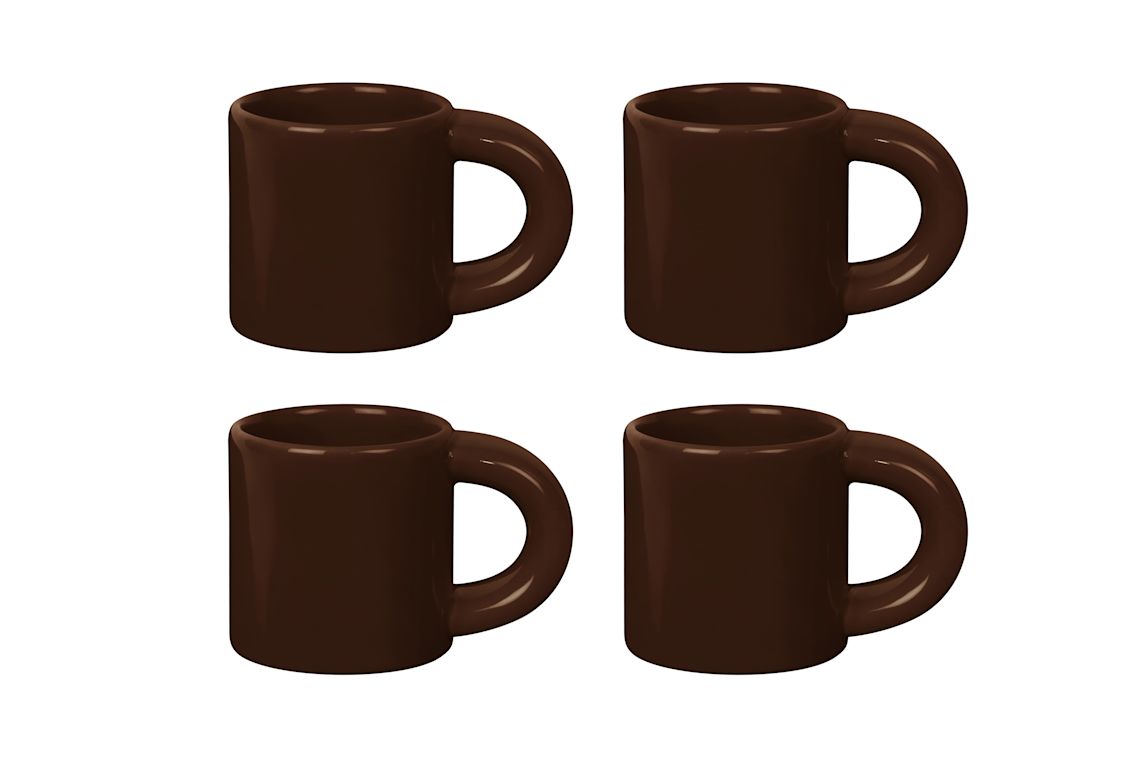 Bronto Espresso Cup (Set of 4), Brown, Art. no. 31539 (image 4)