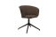 Kendo Swivel Chair 4-star Return, Rosewood / Black, Art. no. 20459 (image 1)