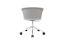 Kendo Swivel Chair 5-star Castors, Porcelain / Polished (UK), Art. no. 20518 (image 4)