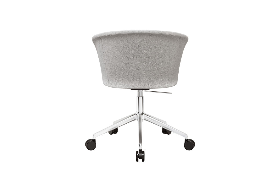 Kendo Swivel Chair 5-star Castors, Porcelain / Polished (UK), Art. no. 20518 (image 4)