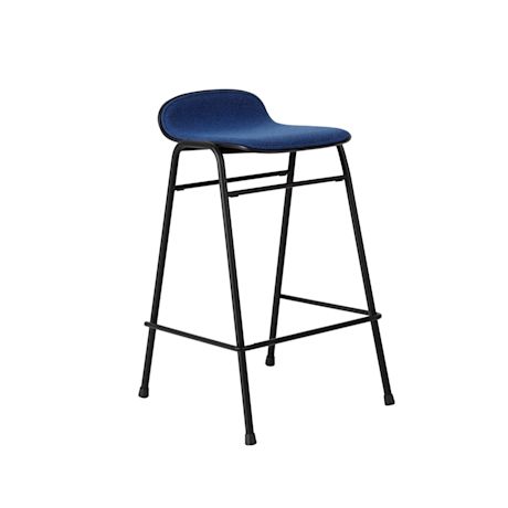 Touchwood Counter Stool, Cobalt / Black