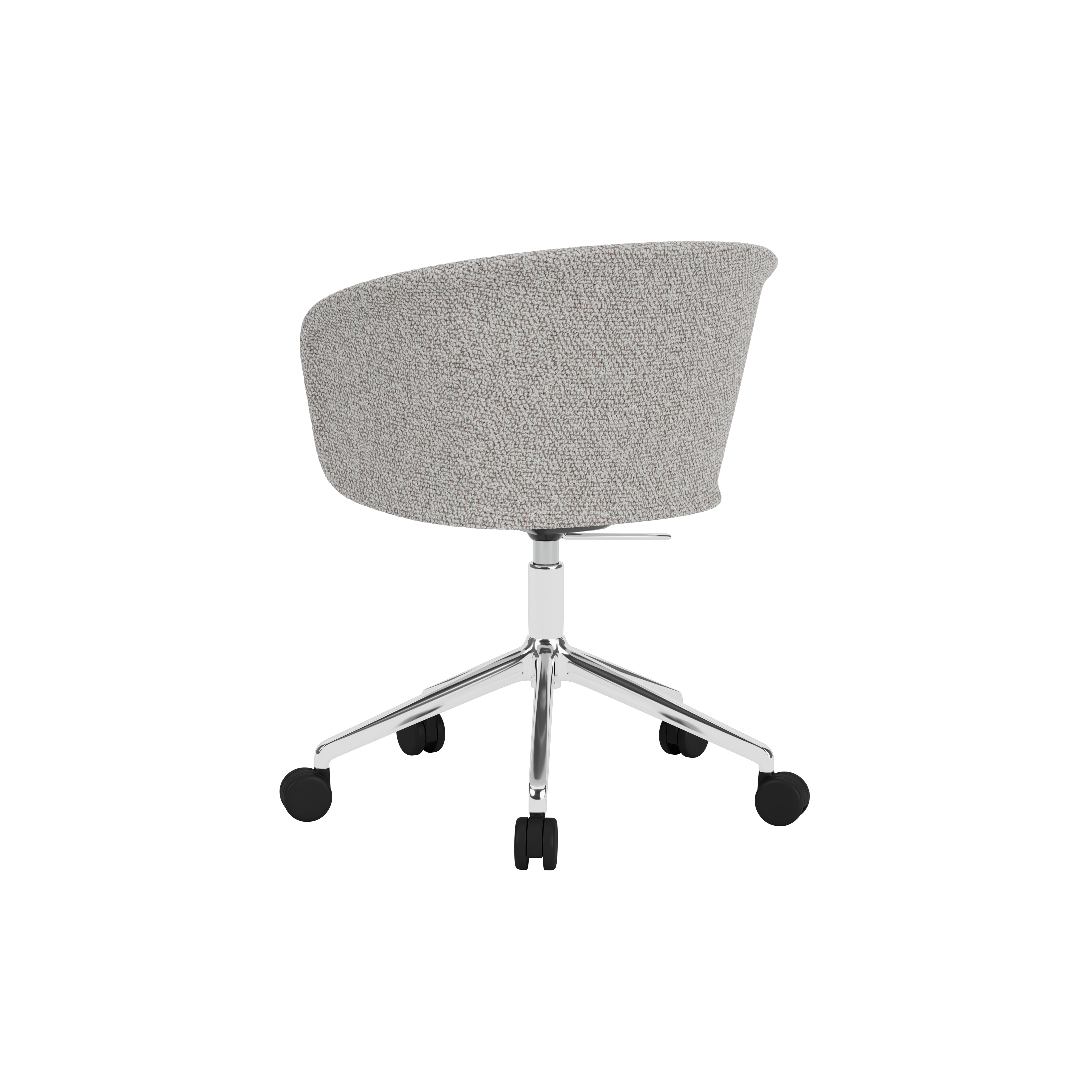 Kendo Swivel Chair 5-star Castors, Storr 612/Polished, Art. no. 31776 (image 3)