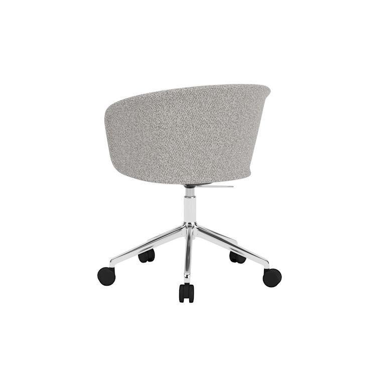 Kendo Swivel Chair 5-star Castors, Storr 612/Polished, Art. no. 31776 (image 3)