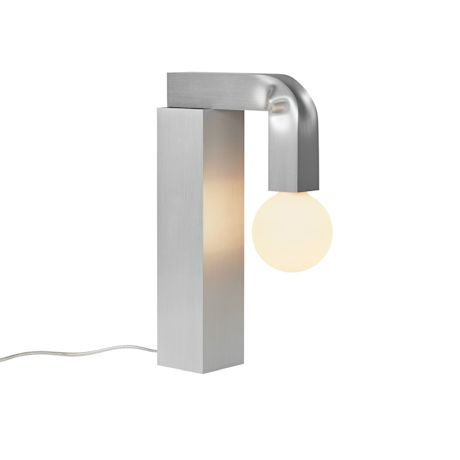 Knuckle Table Lamp (EU Plug), Brushed Aluminum