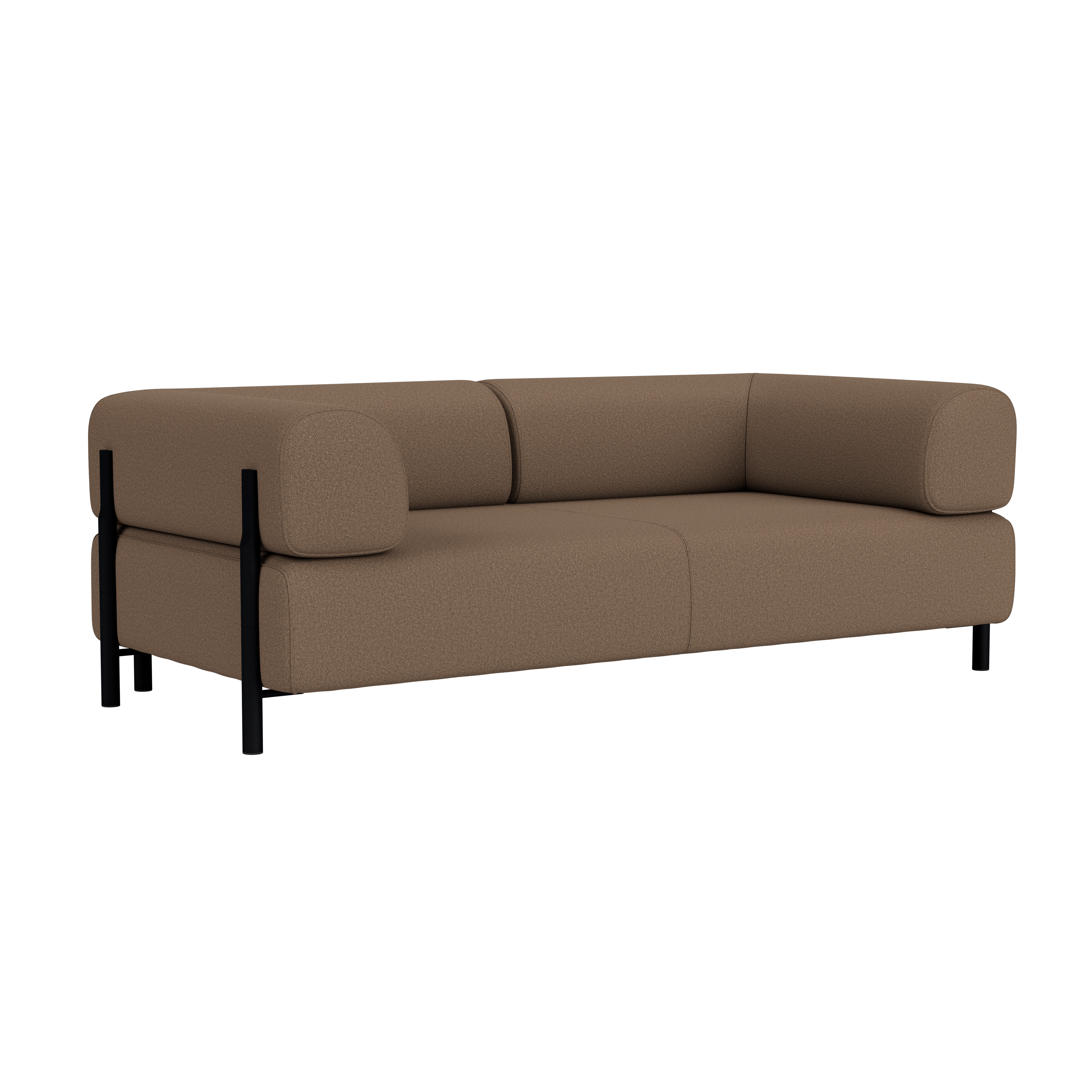 Palo 2-seater Sofa with Armrests, Autumn 361/Black , Art. no. 90730 (image 1)