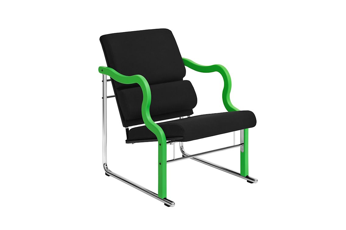Experiment Lounge Chair, 501 / Green / Black, Art. no. 30938 (image 1)