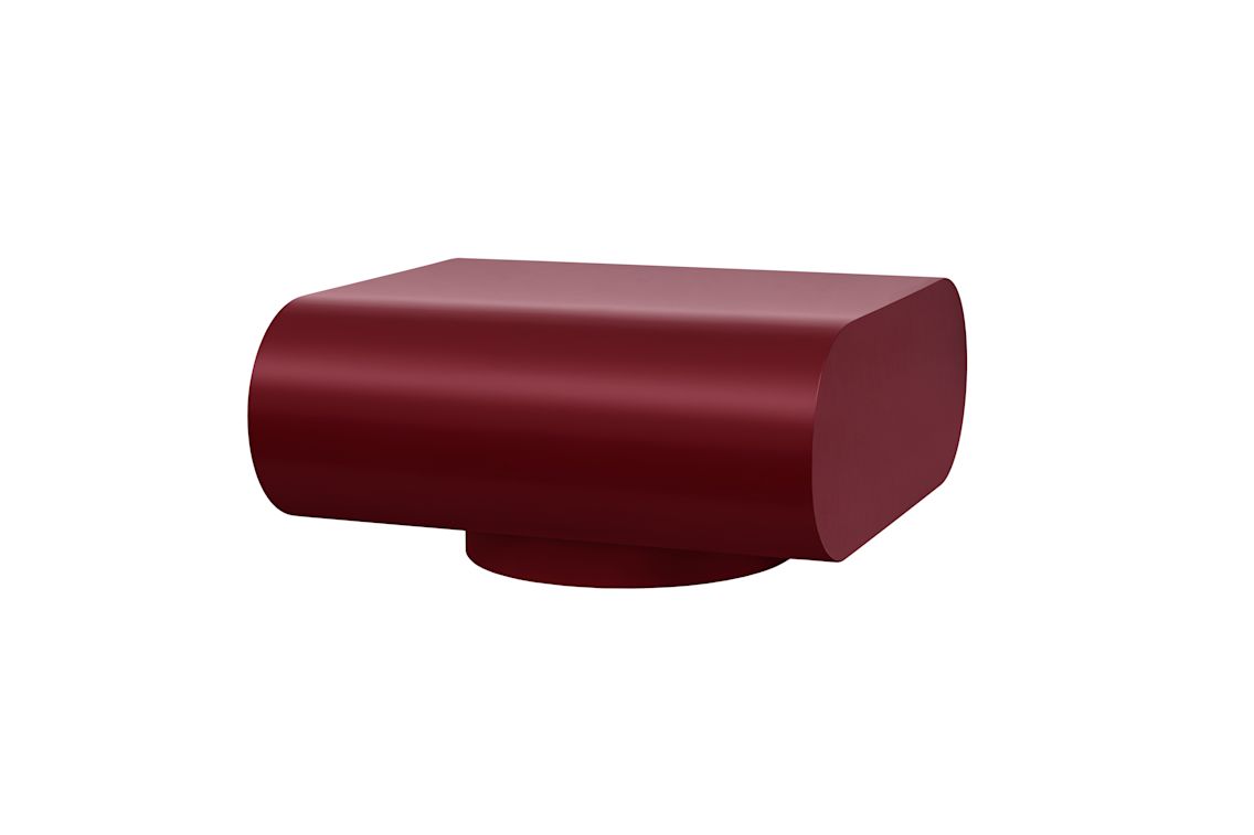 Stump Coffee Table Medium, Wine Red, Art. no. 31043 (image 1)