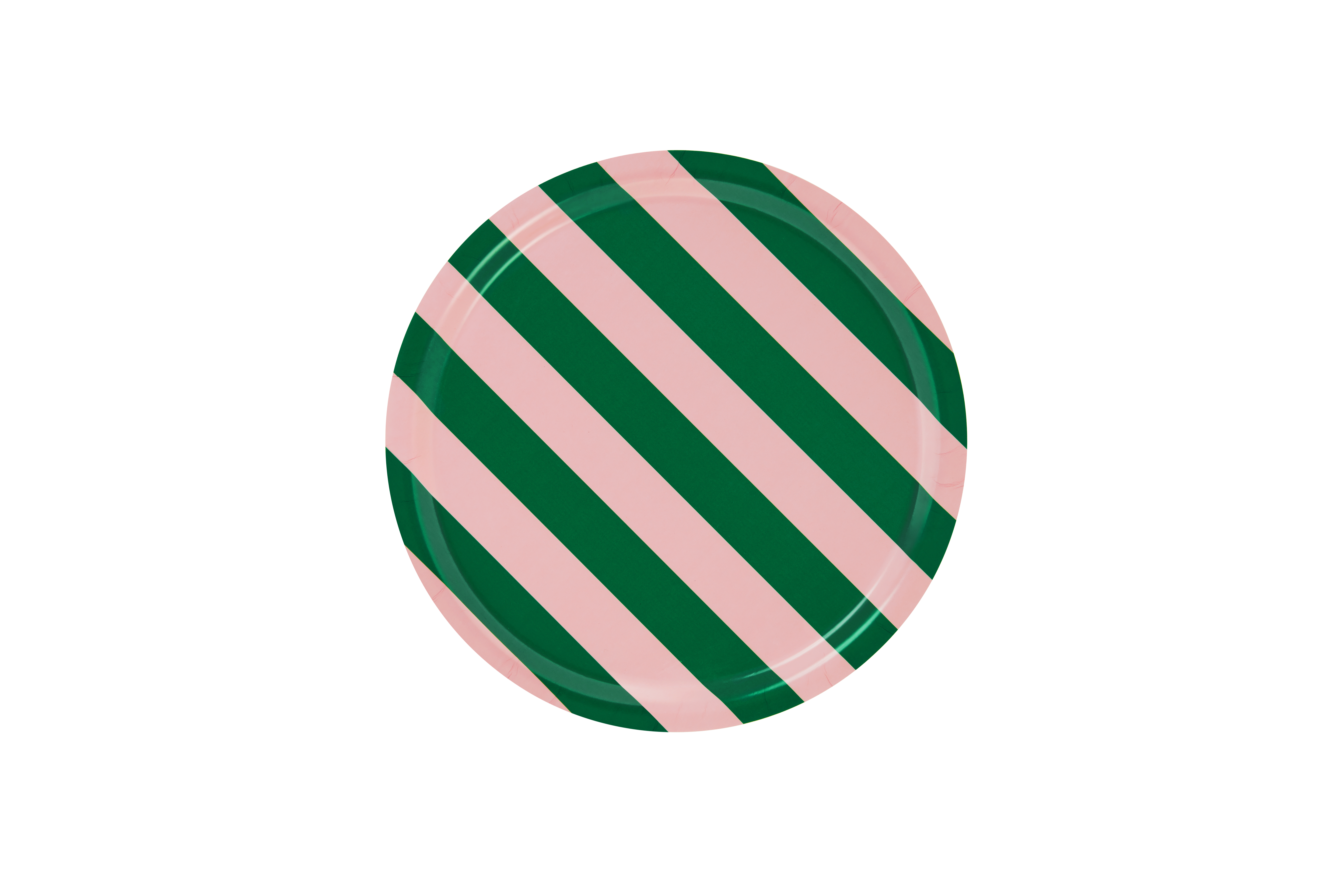 Stripe Tray Medium, Pink / Emerald, Art. no. 31046 (image 1)