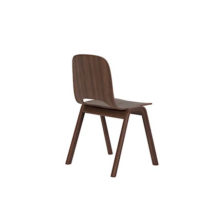 Touchwood Chair (Wooden legs), Walnut