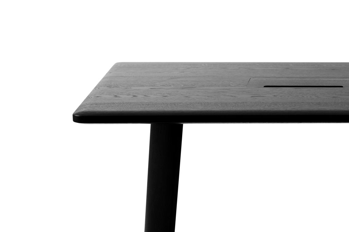 Alle Table Conference Table 300 cm / 118 in Media, Black Oak, Art. no. 30055 (image 2)
