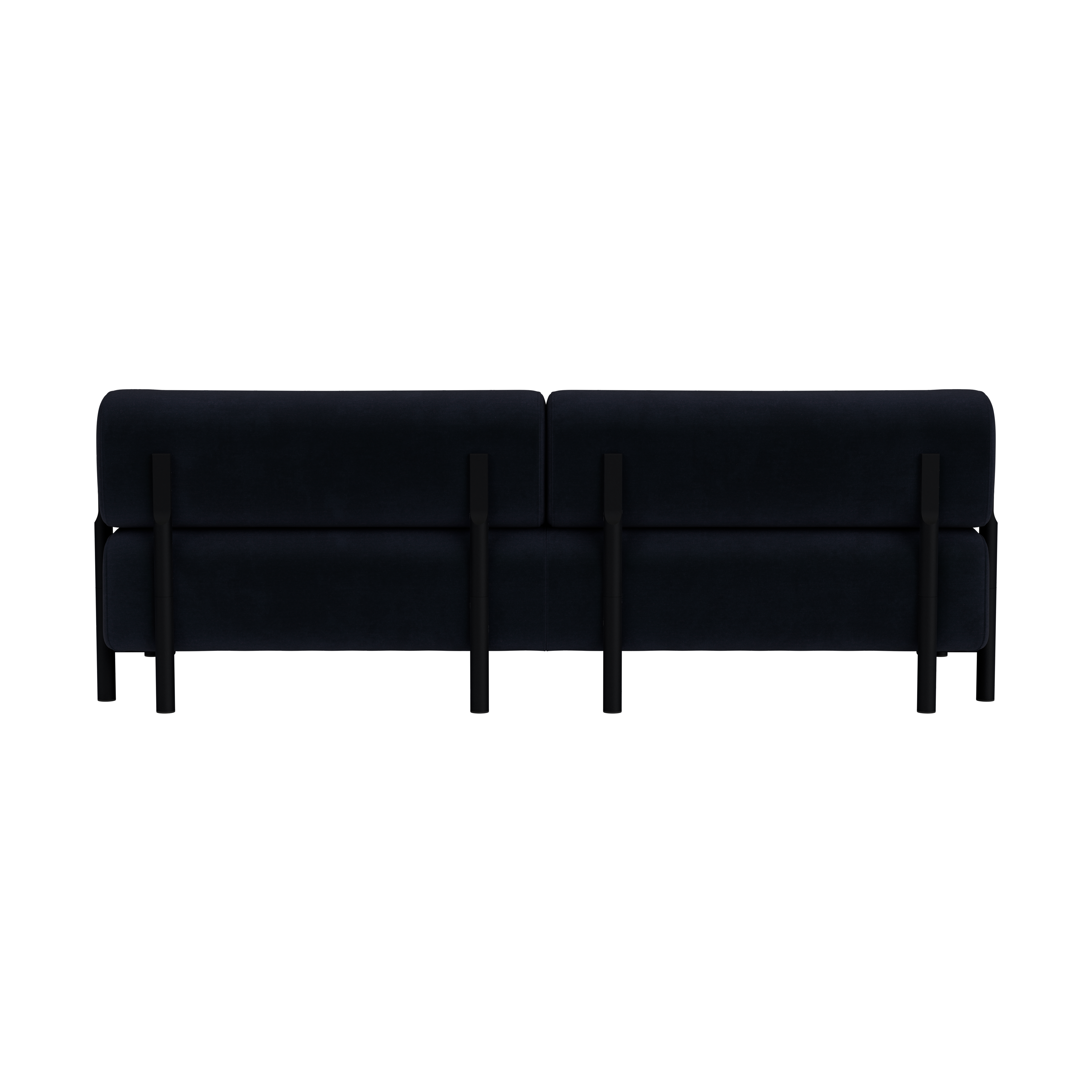 Palo 2-seater Sofa, Velluto Coex VL30/Black, Art. no. 31873 (image 4)