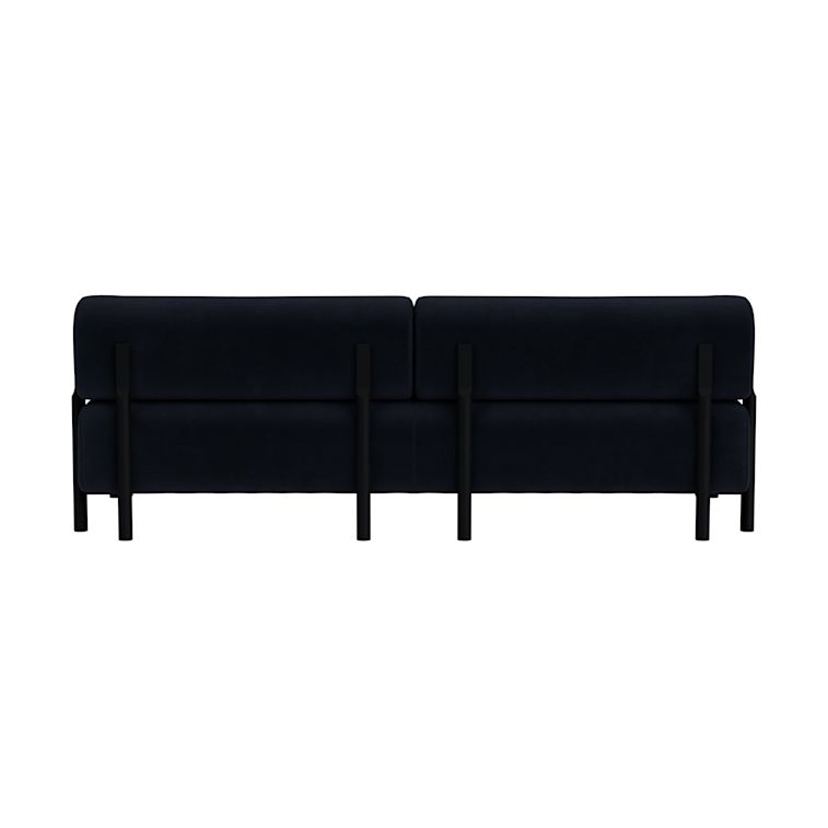 Palo 2-seater Sofa, Velluto Coex VL30/Black, Art. no. 31873 (image 4)