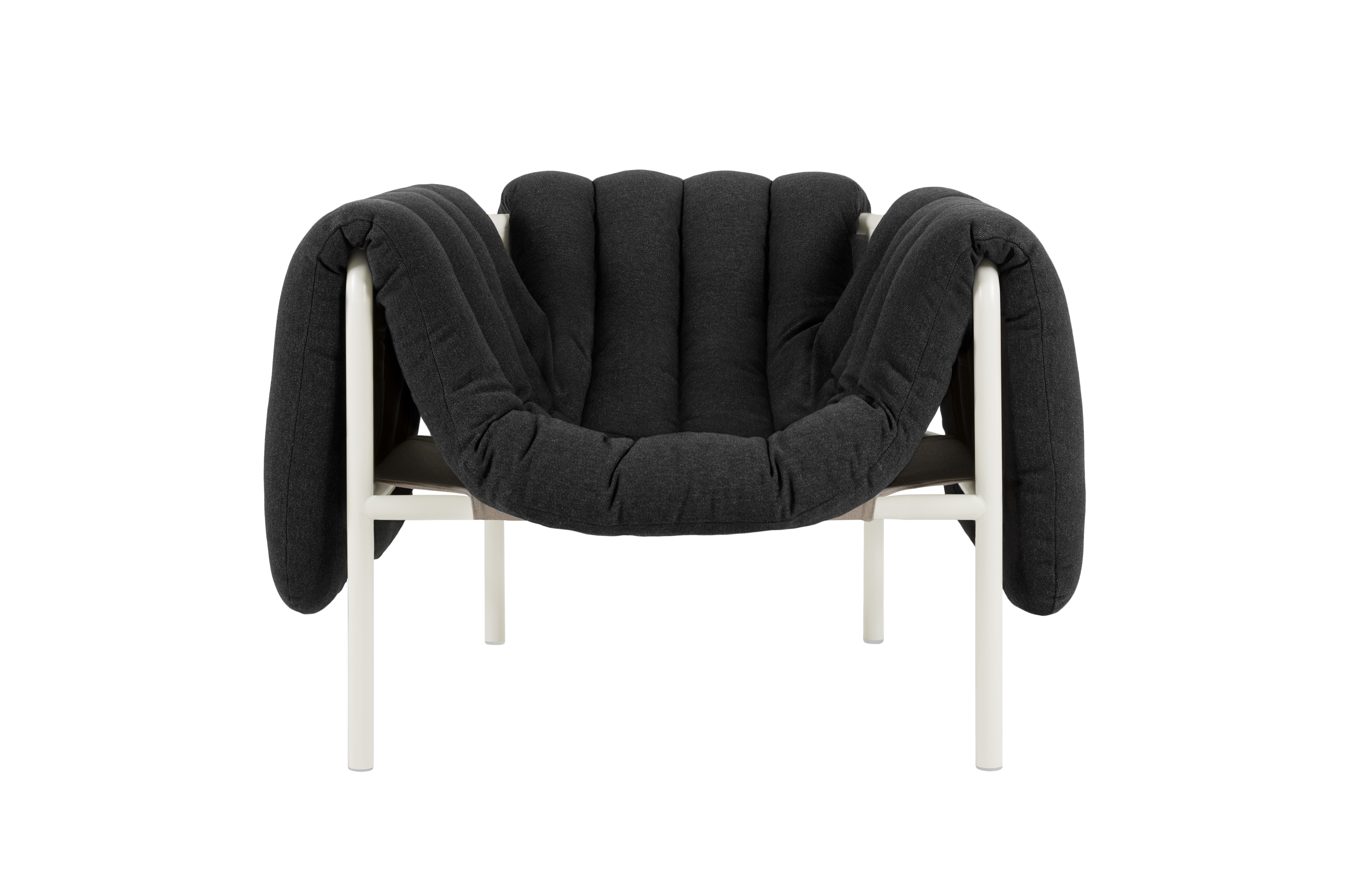Puffy Lounge Chair, Anthracite / Cream, Art. no. 20198 (image 2)
