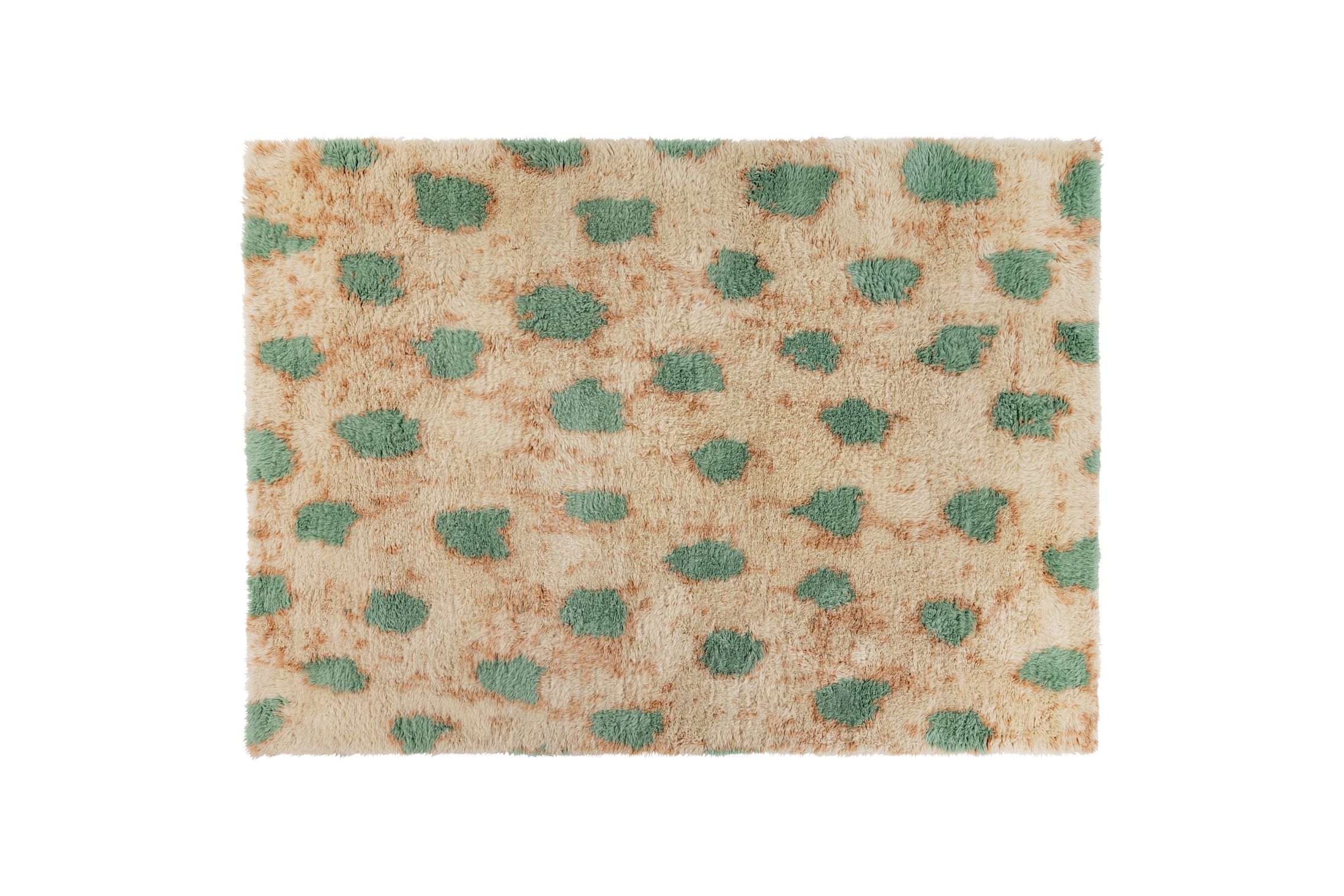 Monster Rug Extra Large, Turquoise / Peach — Hem