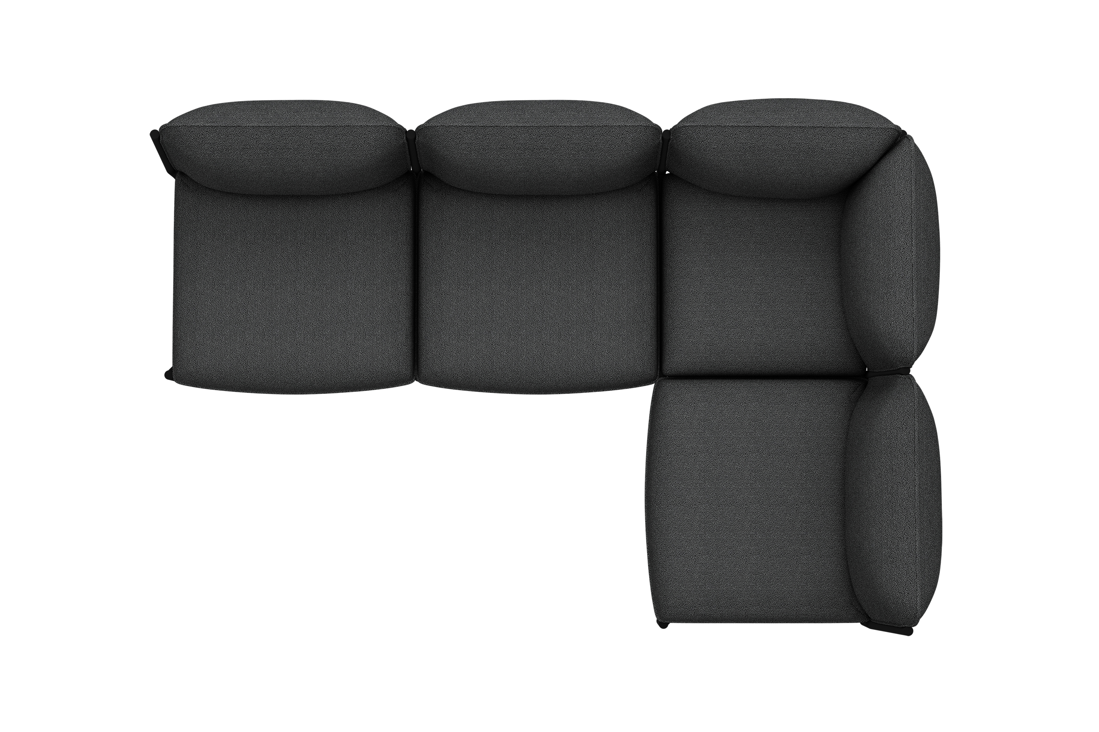 Kumo Corner Sofa Right, Graphite, Art. no. 30452 (image 3)
