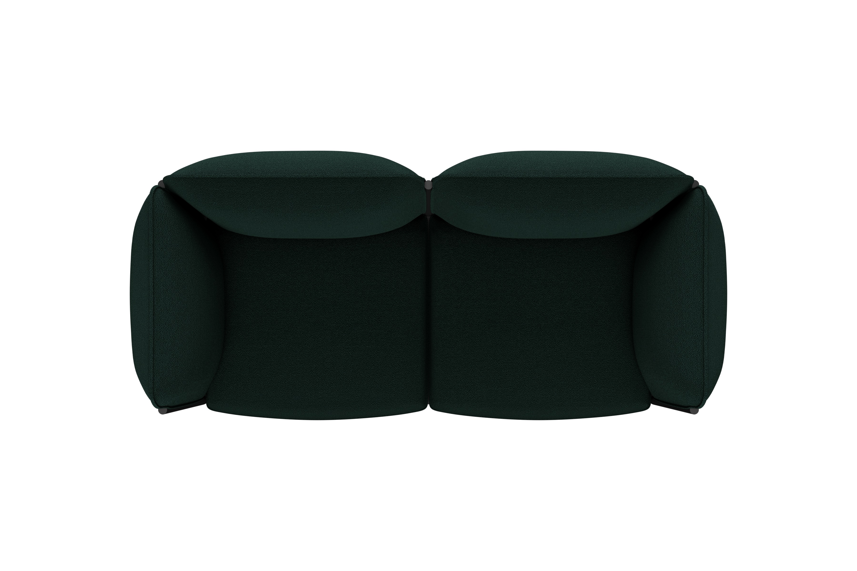 Kumo 2-seater Sofa with Armrests, Pine, Art. no. 30686 (image 4)